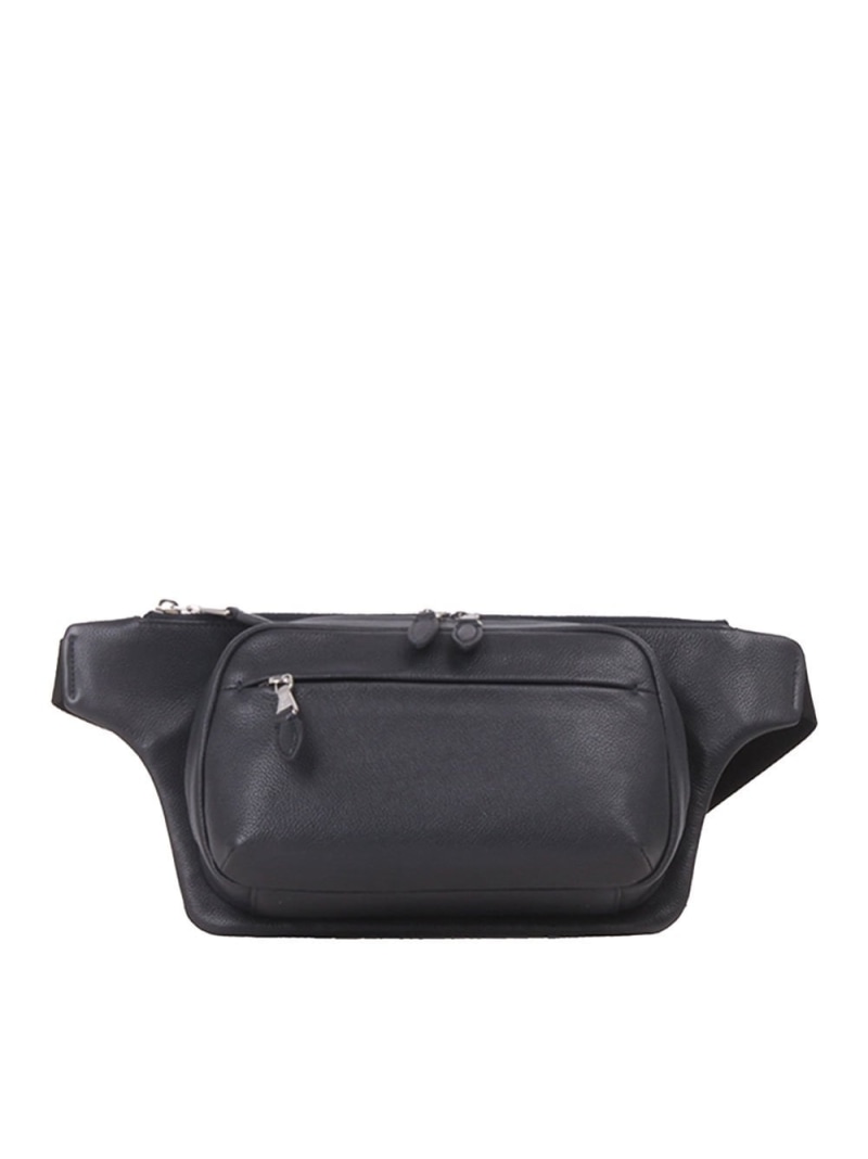 P.I.D シュリンク調型押しレザー ウエストバッグ ロワード バッグ ボディバッグ・ウエストポーチ ブラック ブラウン ネイビー【送料無料】