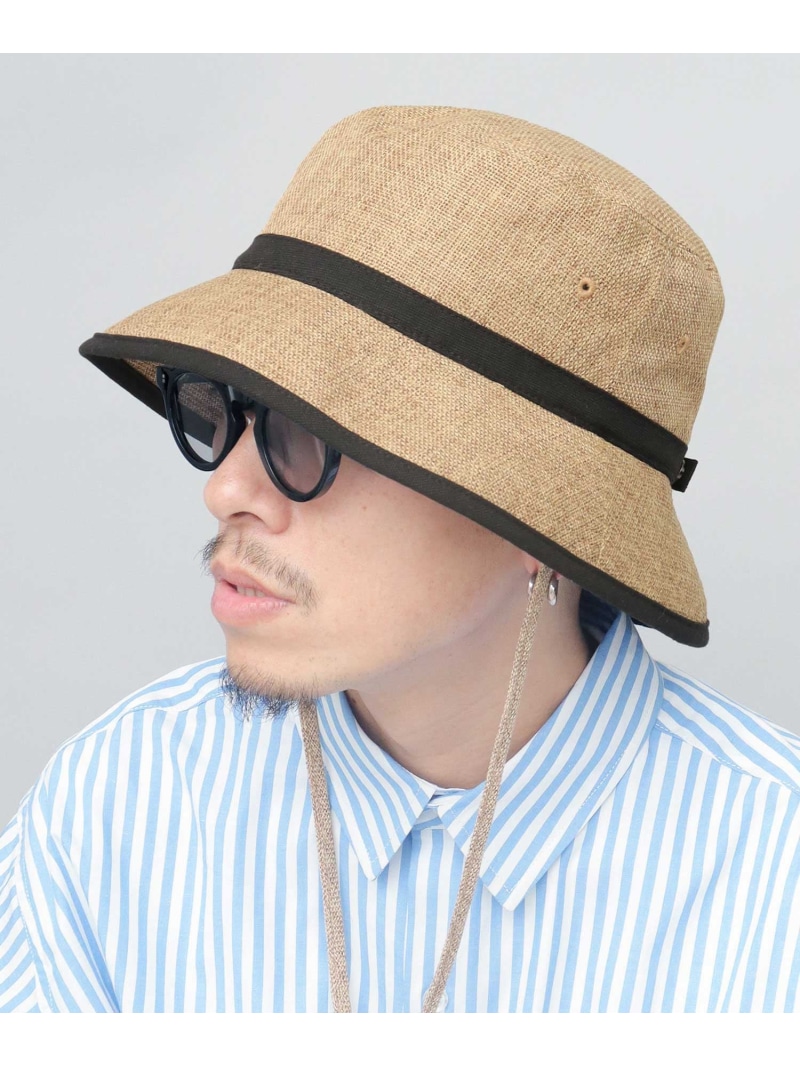 Mr.COVER ハット サファリハット アドベンチャーハット アウトドアハット ミスターカバー エー.エム.エス. 帽子 ハット ブラック ベージュ【送料無料】
