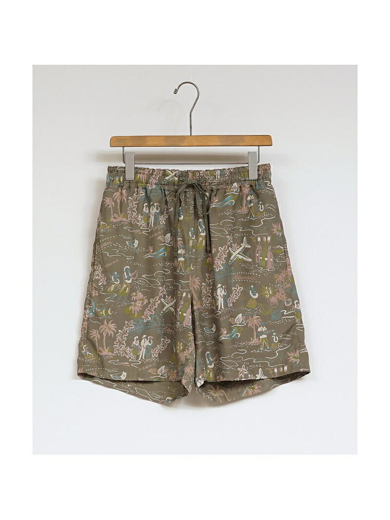 【SALE／40%OFF】Nigel Cabourn 【堅苦しさ】ナイジェル・ケーボン / MAN / アロハさる股引き- オールオーバーパ ナイジェル・ケーボン ズボン下 余分の物のズボン下 薄墨色【RBA_E】【貨物輸送無料】