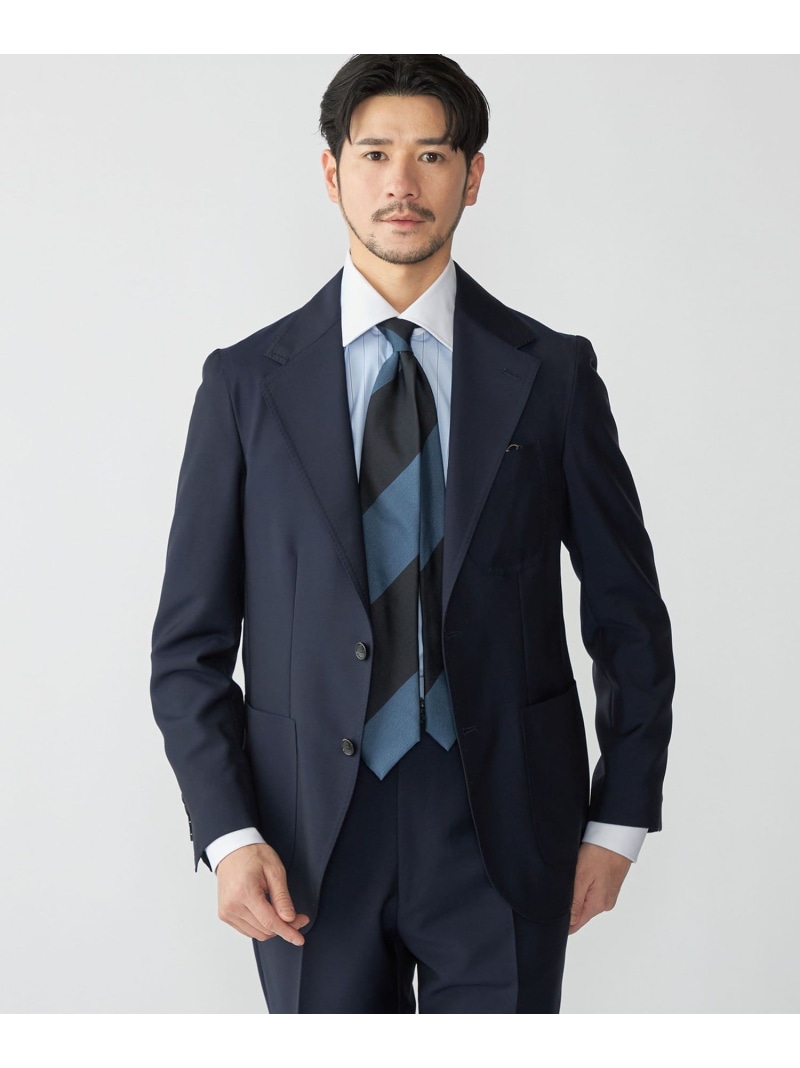【SALE/40%OFF】SHIPS MEN 【SHIPS別注】Errico Formicola: ウール/モヘヤ トロピカル ジャケット シップス ジャケット・アウター テーラードジャケット・ブレザー ネイビー【RBA_E】【送料無料】