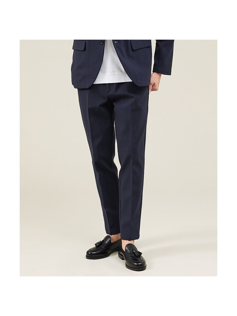 ABAHOUSE LASTWORD 【SMART CLOSET】ハイゲージ ポンチ スラックス / セットアップ対応 アバハウス パンツ スラックス・ドレスパンツ ネイビー ブラウン ブラック【送料無料】