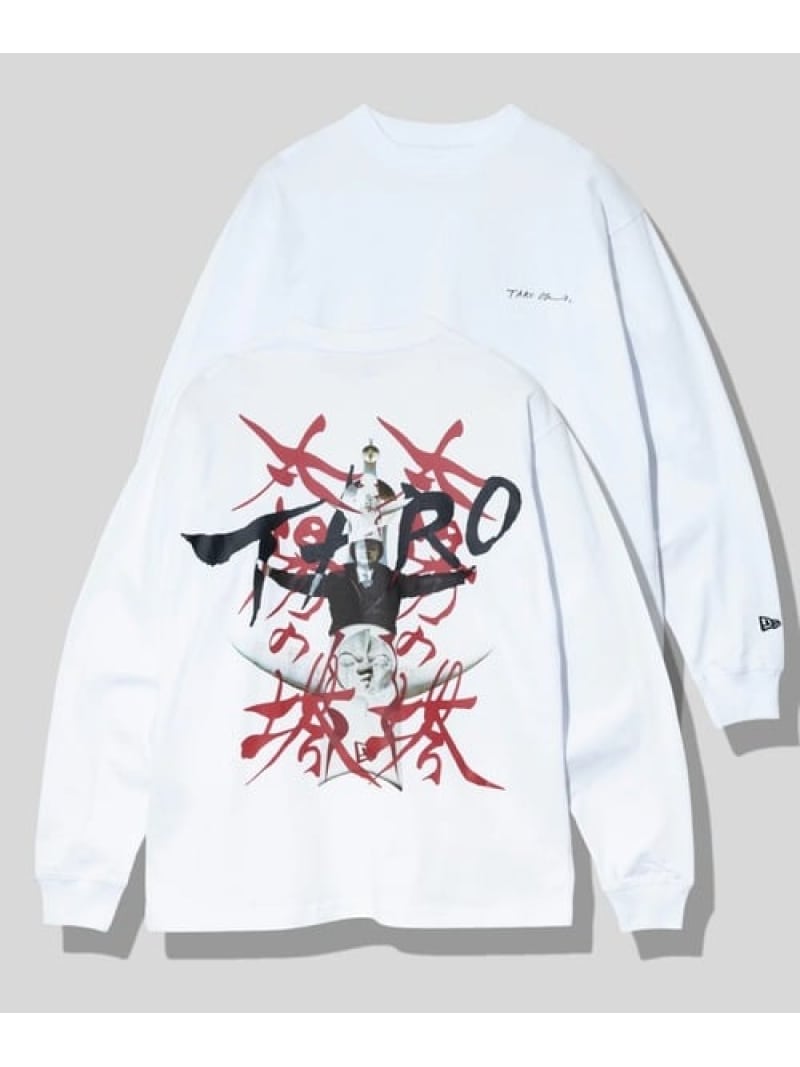 NEW ERA NEW ERA/ニューエラ LS OS CT TEE TARO OKAMOTO 岡本太郎 TAIYO (MENS) ゴースローキャラバン トップス カットソー・Tシャツ ブラック ホワイト【送料無料】