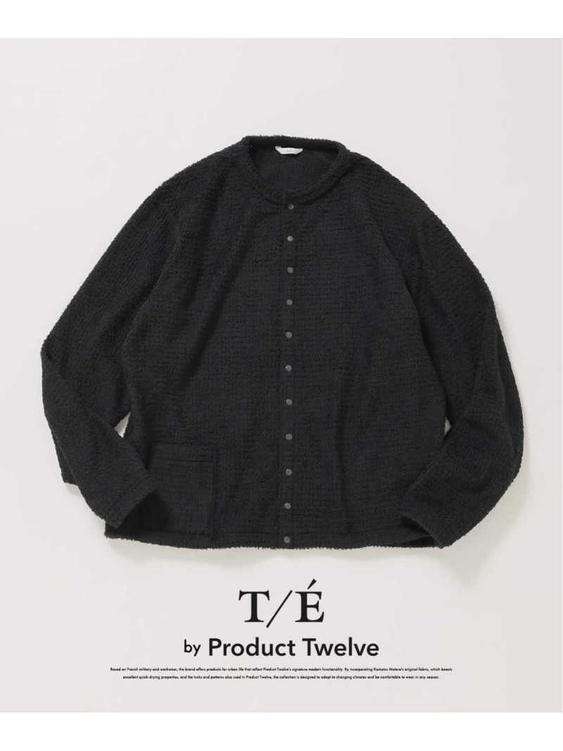 EDIFICE T/E (ティーイー)T/E ポーラテック ジレー エディフィス トップス ジレー 黒いこと 赤銅色【貨物輸送無料】