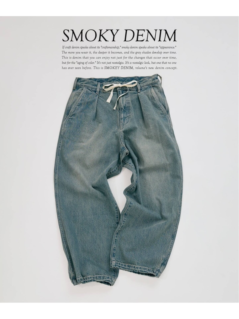JOURNAL STANDARD relume スモーキーデニム 11oz オーバーパンツ ジャーナル スタンダード レリューム パンツ ジーンズ・デニムパンツ ネイビー ブラック【送料無料】