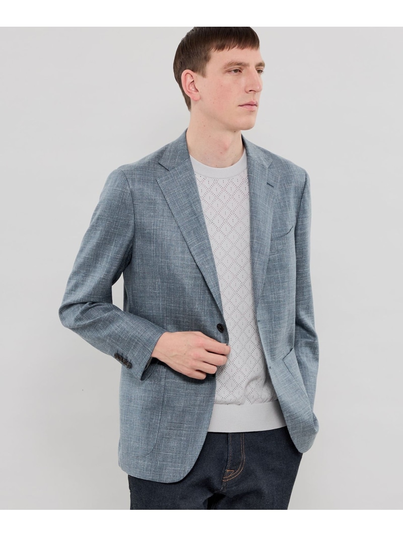 MACKINTOSH LONDON 【NEW BRIDGE】 【Loro Piana Fabric】SUMMER TIME ジャケット マッキントッシュ ロンドン ジャケット・アウター その他のジャケット・アウター ブルー【送料無料】 90,750円