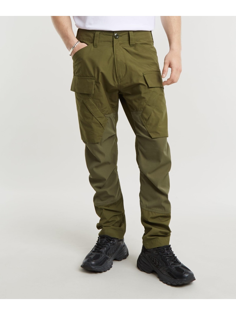 G-Star RAW 【公式ショップ】3D REGULAR TAPERED CARGO PANTS 3.0/立体裁断テーパードカーゴパンツ ジースターロゥ パンツ カーゴパンツ カーキグリーン【送料無料】