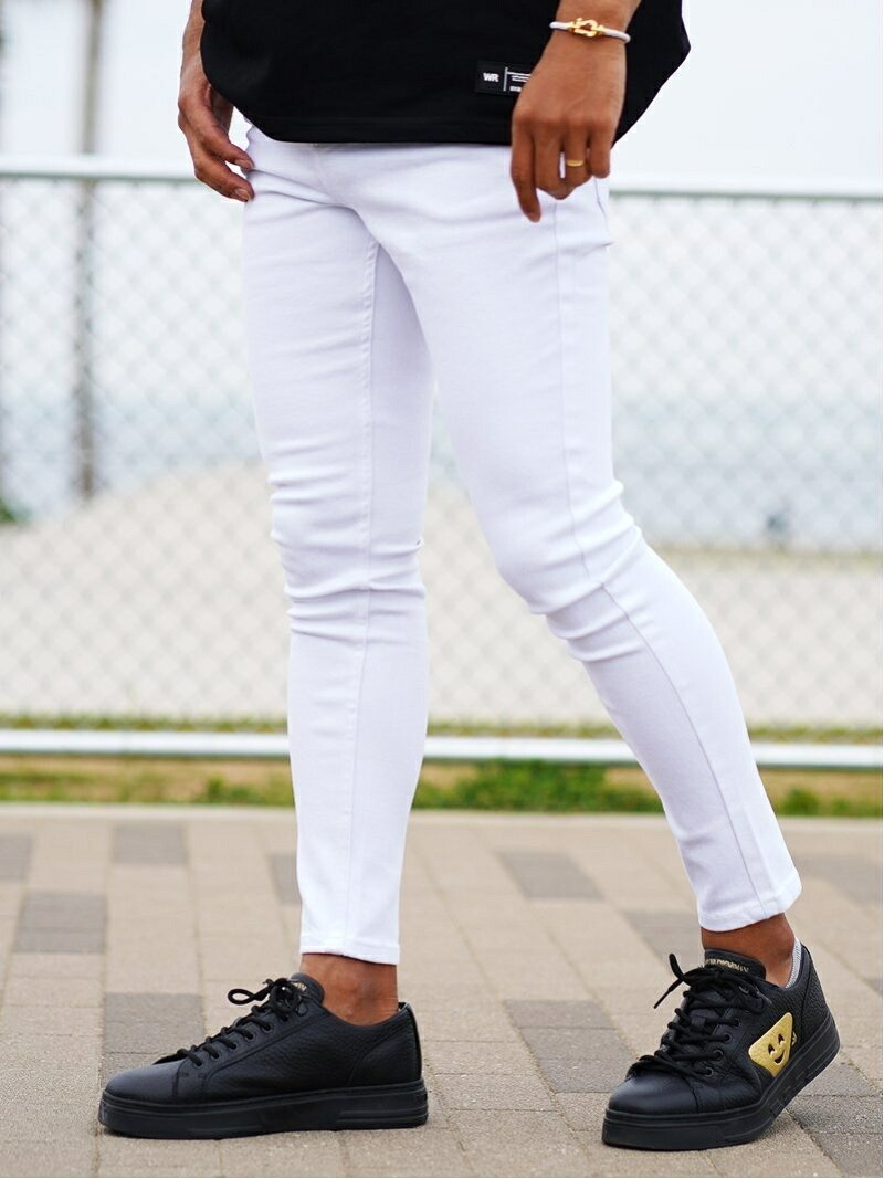 Retro Engine Retro Engine/(M)Mature White Denim L/PT アダムスジャグラー パンツ ジーンズ・デニムパンツ ホワイト【送料無料】| Fashion Men