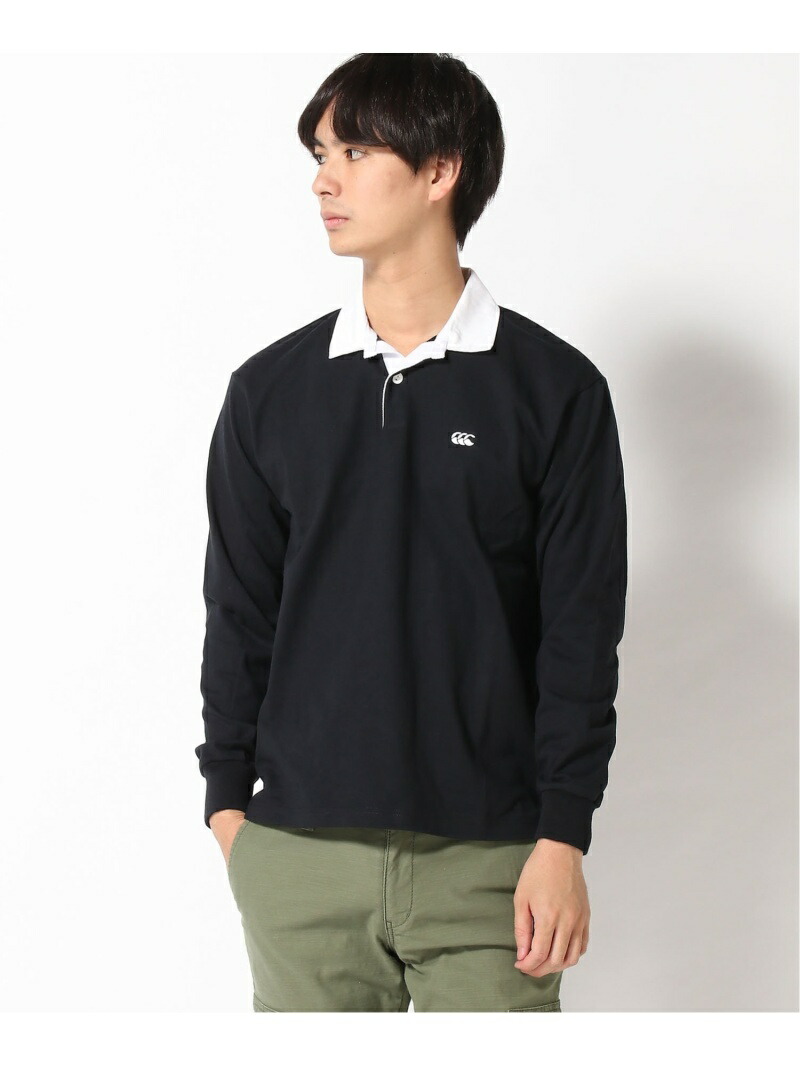 canterbury U カンタベリー シャツ ソリッドカラーラグビージャージ ブラウス 長袖シャツ 当季大流行 ソリッドカラーラグビージャージ