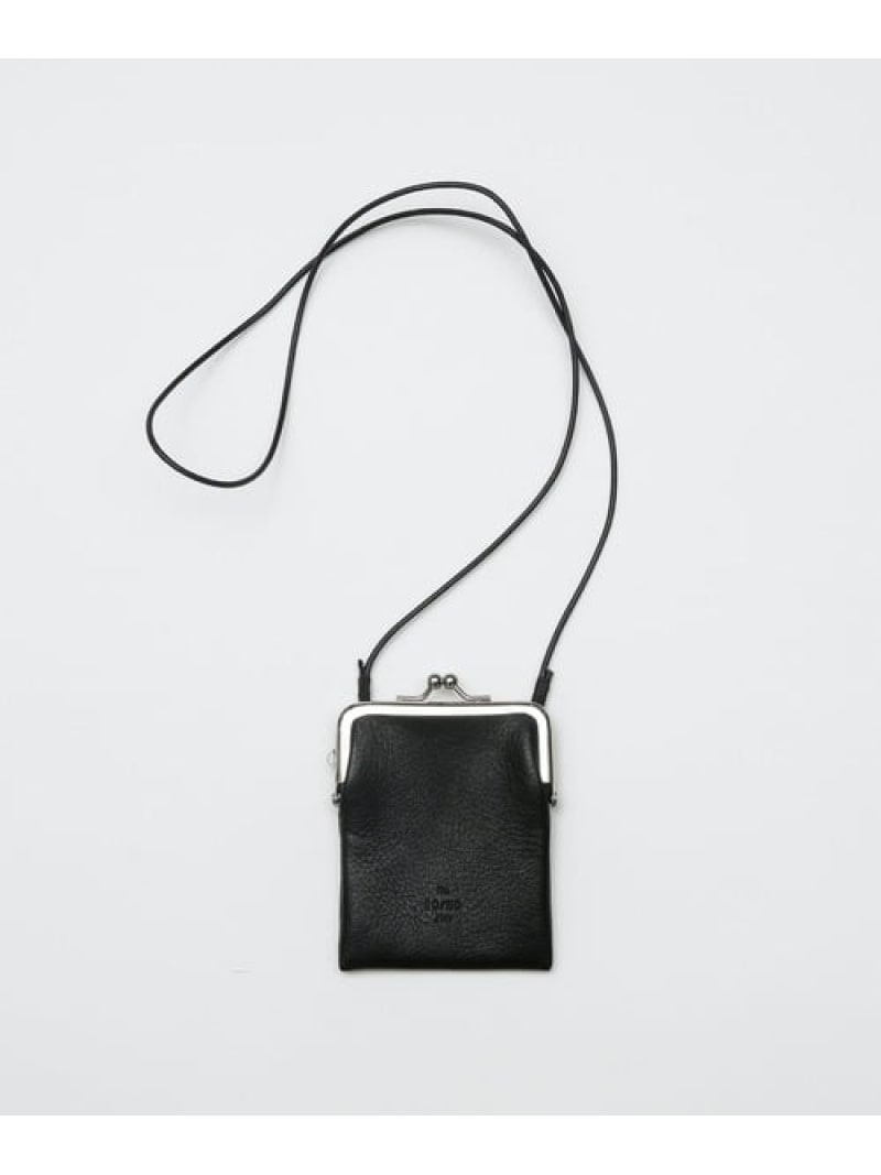 LHP トゥエンティーエイティー/SHRINK LEATHER GAMAGUCHI NECK PURSE エルエイチピー バッグ その他のバッグ ブラック【送料無料】