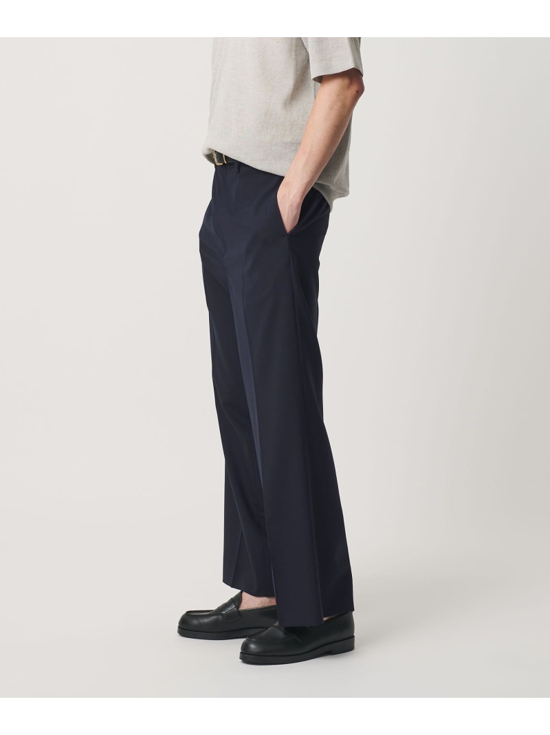 BEAUTY\u0026YOUTH UNITED ARROWS TR 梳毛織物 太陽フレア スラックス NO.7 ウォッシャブル もの言う花＆若い者 ユナイテッドアローズ ズボン下 余分の物のズボン下 黒いこと 米国海軍【貨物輸送無料】
