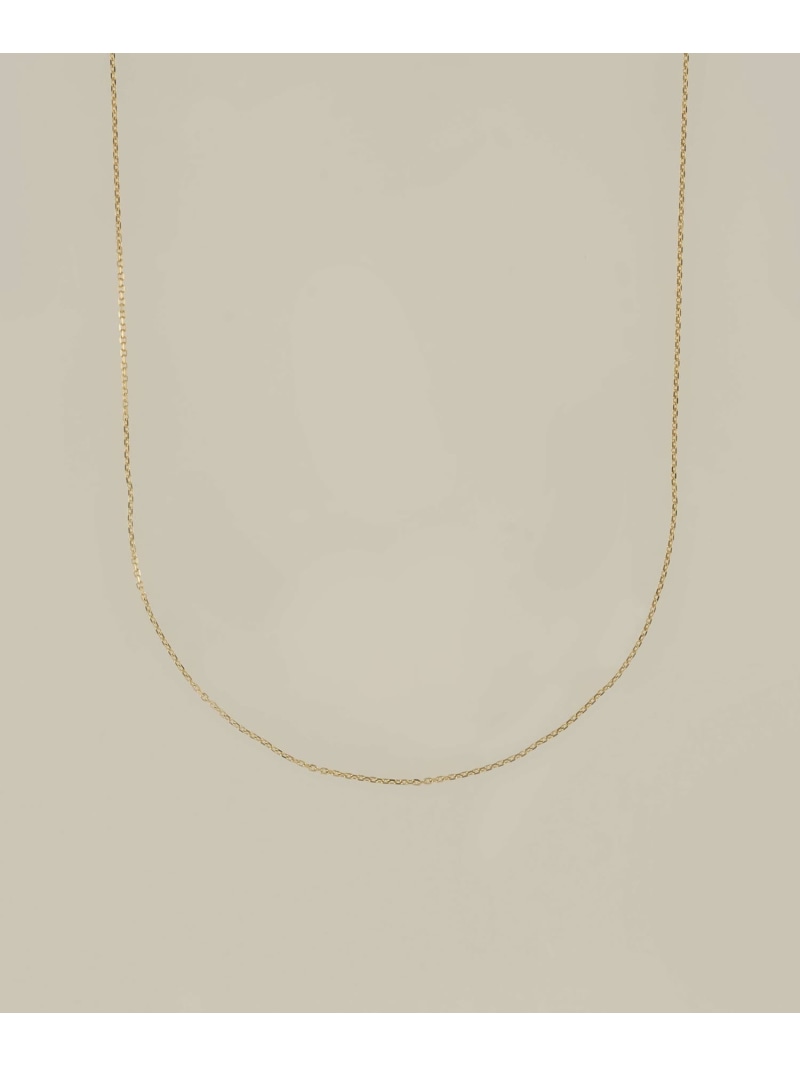 XOZ K18 50cm simple long chainシンプルロングチェーン クロスオズ アクセサリー・腕時計 ネックレス ゴールド【送料無料】| Fashion Men