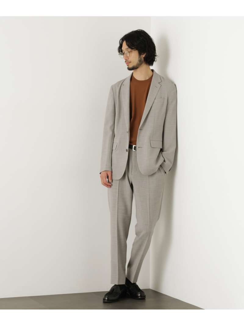 【SALE／30%OFF】NANO universe 「Damerino」Reflax(R)キャンバスセットアップ/吸水速乾・防シワ ナノユニバース スーツ・フォーマル セットアップスーツ ブラウン ブルー グレー【RBA_E】【送料無料】｜ Fashion Men