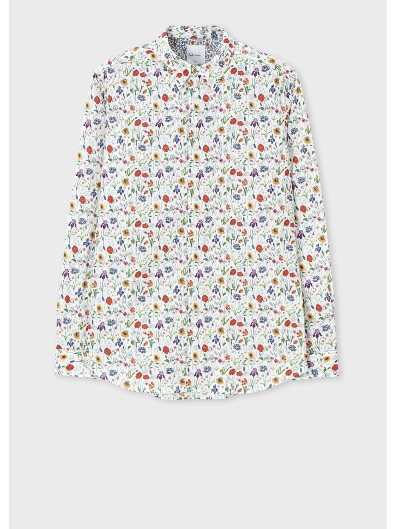 Paul Smith リバティ フローラルプリント シャツ ポール・スミス トップス シャツ・ブラウス ホワイト【送料無料】｜ Fashion Men