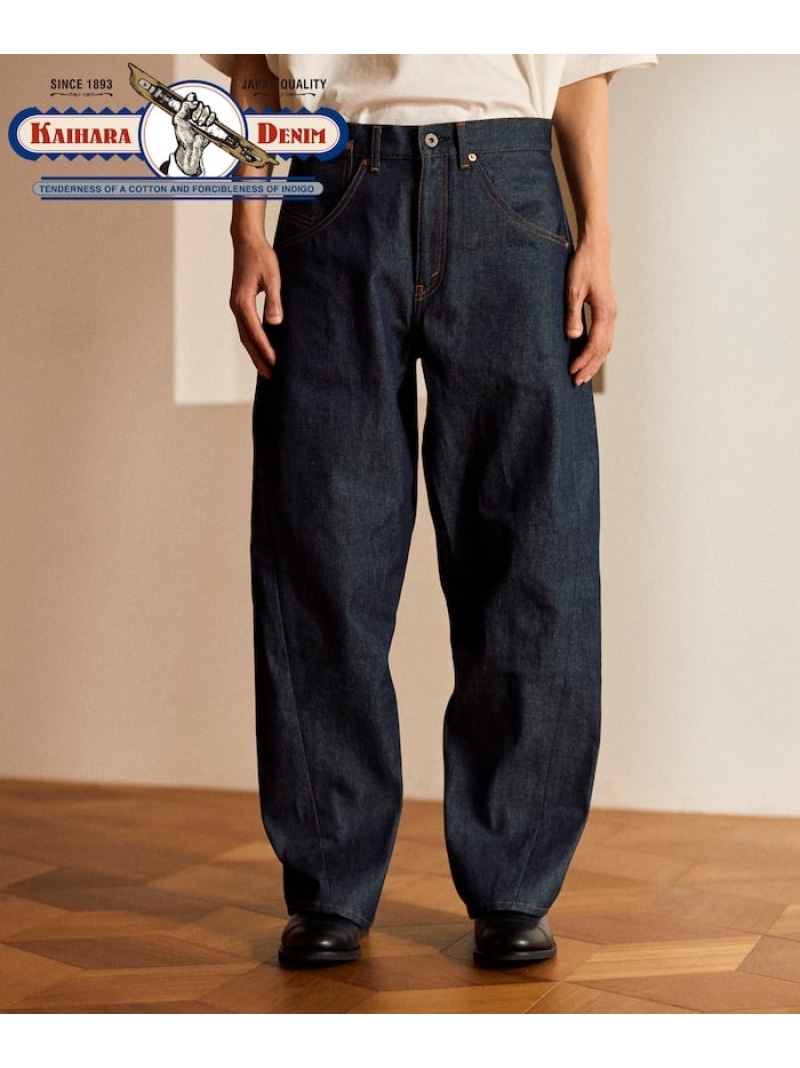 【SALE／5%OFF】FREAK\u0027S STORE JAPAN DENIM 3D 5PKT PANTS フリークスストア ズボン下 デニム・ジーンズズボン下 青色【RBA_E】【貨物輸送無料】