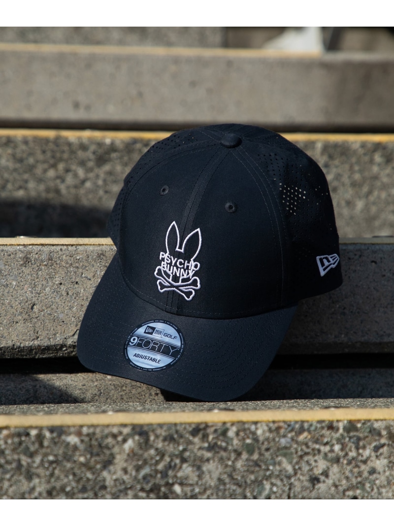Psycho Bunny [GOLF]NEW ERA パンチングキャップ サイコバニー 帽子 キャップ ホワイト ネイビー【送料無料】 5,702円