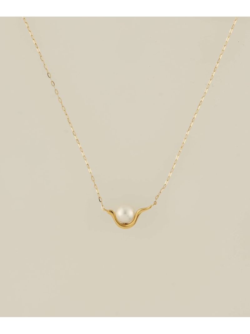XOZ K18 bay pearl necklaceベイパール 首飾り クロスオズ 付属物・ウオッチ 首飾り ゴールド【貨物輸送無料】