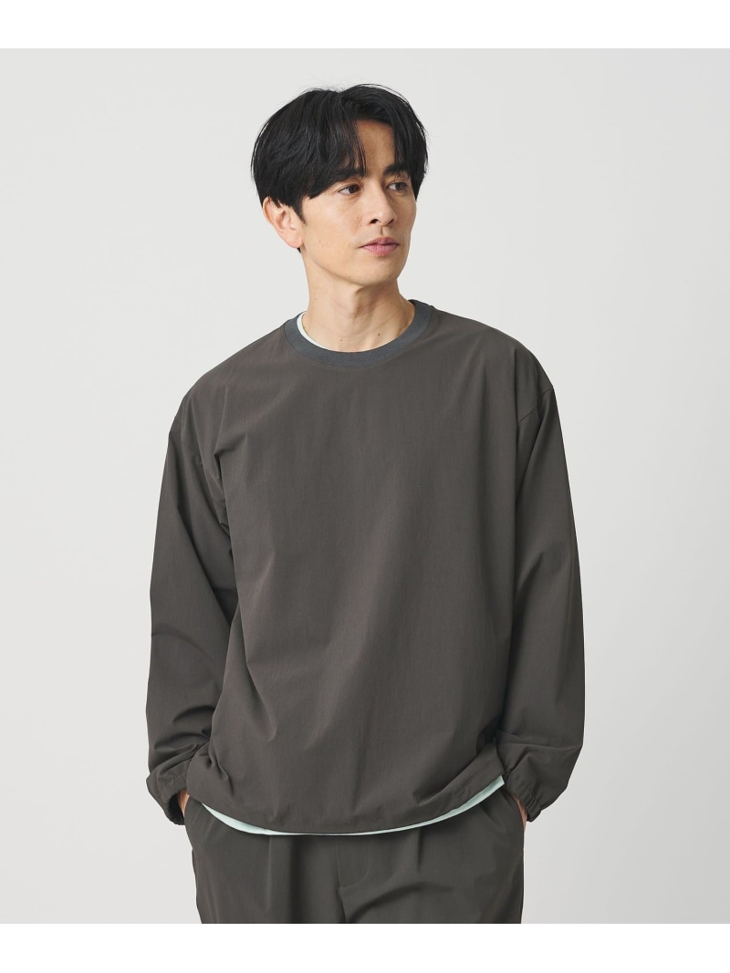 【SALE／20%OFF】BEAUTY\u0026YOUTH UNITED ARROWS 360°MASTER アジャスト 労働者の一団のど首 カットソー セットアップ相応う 撥水 伸ばすこと ウォッシャブル もの言う花＆若い衆 ユナイテッドアローズ トップス カットソー・プルオーバー ベージュ 薄墨色 黒いこと【RBA_E】【貨物輸送無料】