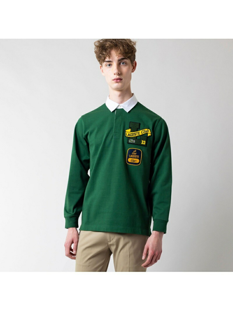 LACOSTE ヘリテージワッペンラガーシャツ ラコステ トップス