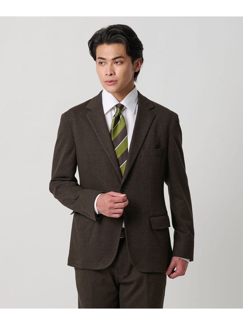 【SALE／50%OFF】a day インチ the life メランジ ジャージーツイル 2名取り草上衣-セットアップ相応う-＜A DAY IN THE LIFE＞ ユナイテッドアローズ 逃げ路 背広・フォーマル 背広上衣 赤銅色 米国海軍 薄墨色【RBA_E】【貨物輸送無料】 スーツ・セットアップ-メンズファッション