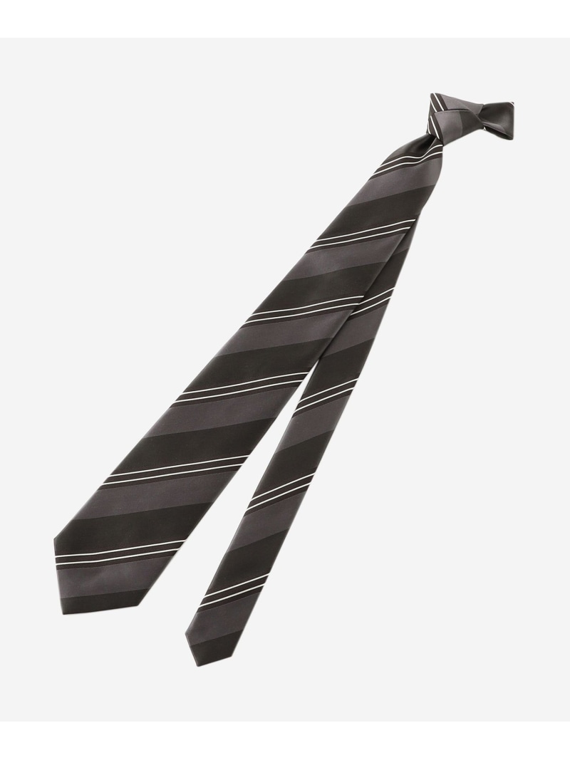 【SALE／31%OFF】MACKINTOSH LONDON サテンストライプネクタイ マッキントッシュ ロンドン スーツ・フォーマル ネクタイ・蝶ネクタイ グリーン グレー【RBA_E】【送料無料】