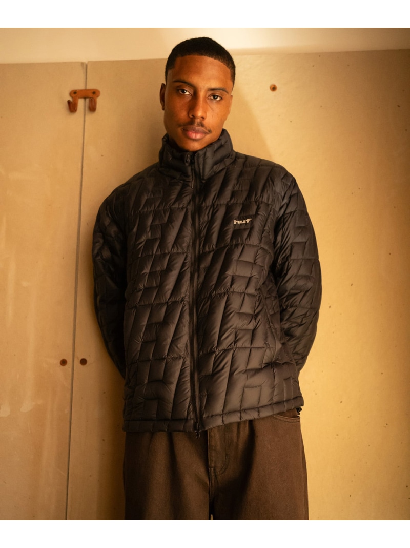 HUF HUF X TAION CASCADE PACKABLE DOWN JACKET / HUF ハフ ダウンジャケット ハフ ジャケット・アウター ダウンジャケット・ダウンベスト ブラック ブルー イエロー【送料無料】| Fashion Men