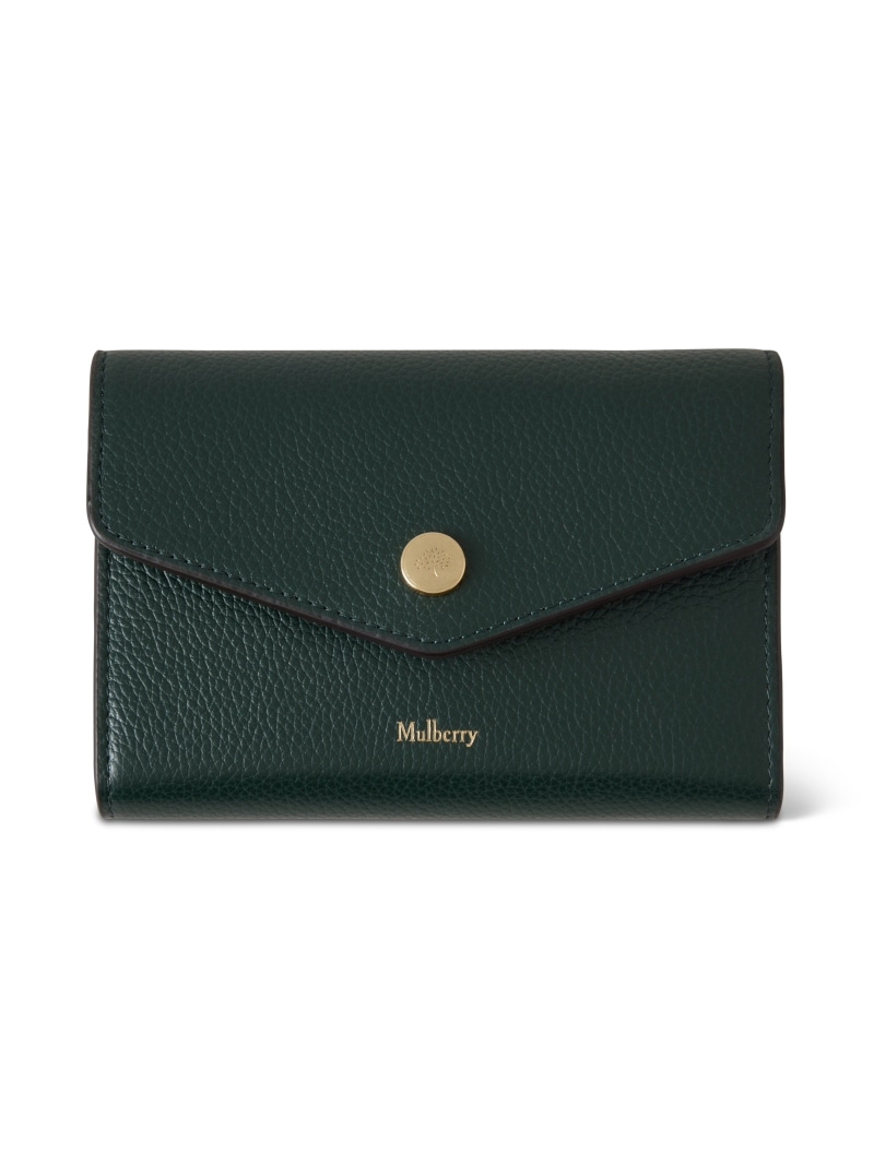 Mulberry 【マル木ノ実堅苦しさ】プレススタッズ ウォレット マル木ノ実 札入れ・合財袋・入れもの 札入れ 緑であること【貨物輸送無料】 財布・ケース-メンズ財布-バッグ・小物・ブランド雑貨