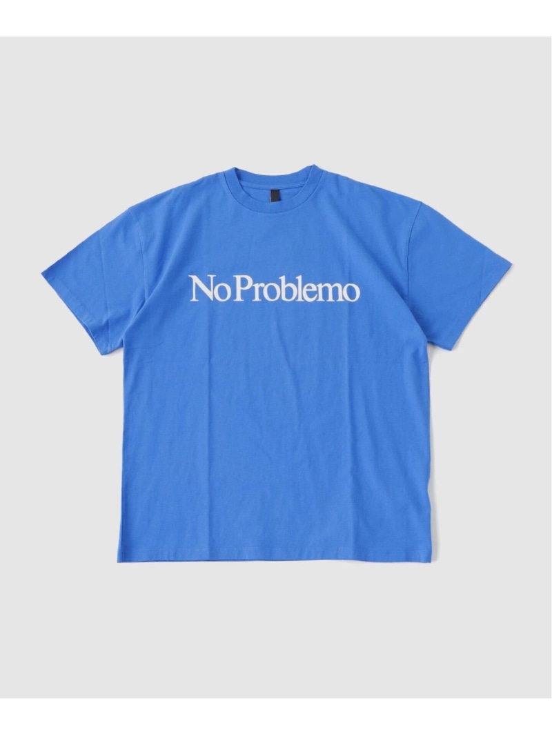 417 EDIFICE No Problemo /ノープロブレモ SS TEE フォーワンセブン エディフィス トップス カットソー・Tシャツ ブルー ホワイト ブラック【送料無料】