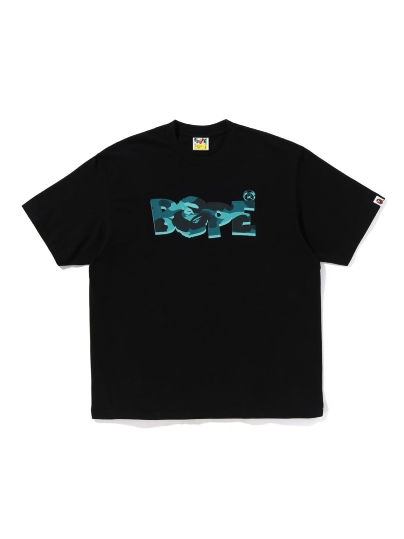 A BATHING APE COLOR CAMO BAPE LOGO RELAXED FIT TEE ア ベイシング エイプ トップス カットソー・Tシャツ パープル ブラック ホワイト【送料無料】｜ Fashion Men