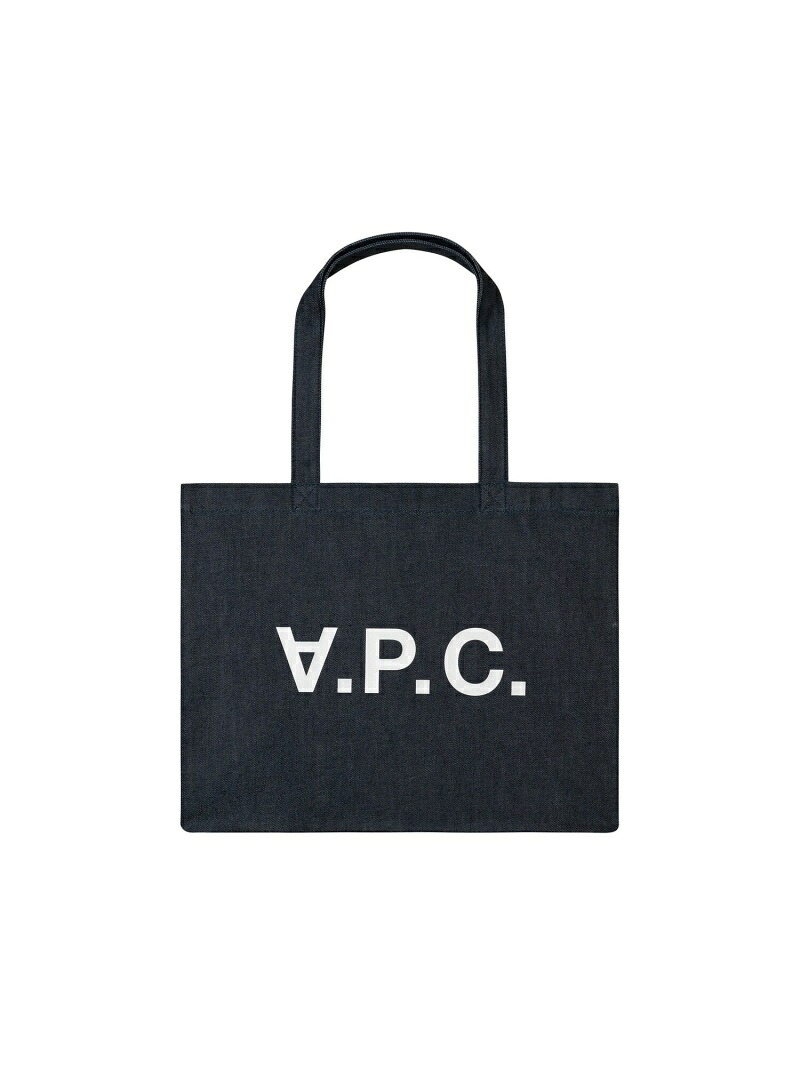 A.P.C. Daniela 買い出し御徒面子 アー・ぺー・セー 御徒面子 トートバッグ 青み【貨物輸送無料】