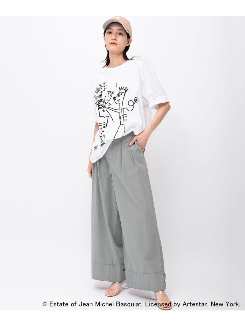 Johnbull Private labo バスキアTシャツ(004) ジョンブルプライベートラボ トップス カットソー・Tシャツ ホワイト【送料無料】｜ Fashion Men