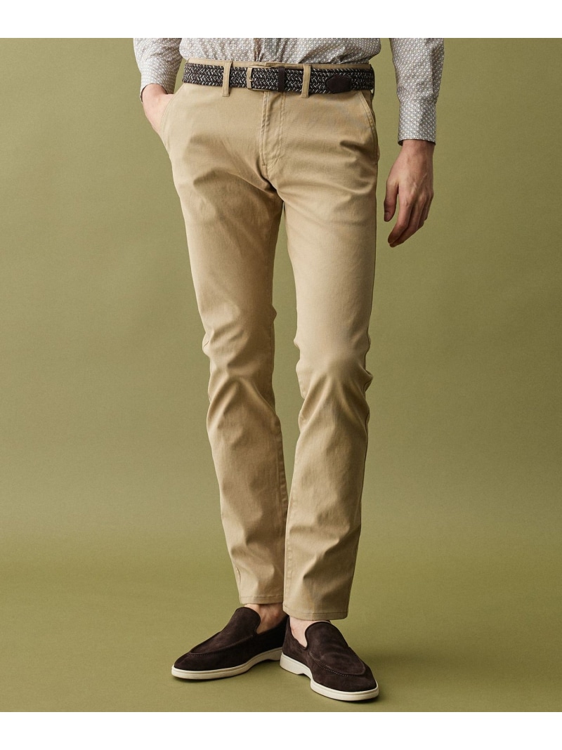 JOSEPH ABBOUD 【キングサイズ・ストレッチ】ヴィンテージコットンストレッチパンツ ジョセフアブード パンツ その他のパンツ ベージュ ホワイト オレンジ ネイビー【送料無料】| Fashion Men