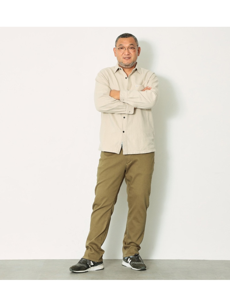 EDWIN EDWIN 【大きいサイズ】ジャージーズ レギュラーストレートパンツ【スタンダードモデル】 エドウインオンラインモール パンツ その他のパンツ ベージュ【送料無料】