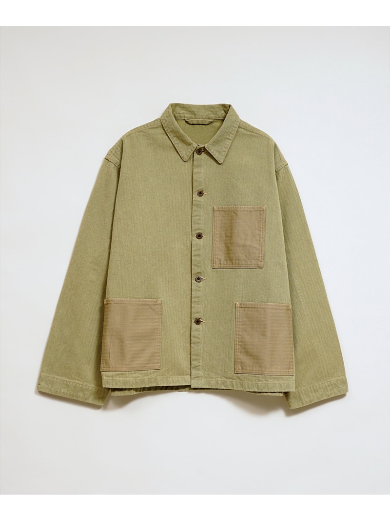 Nigel Cabourn 【公式】ナイジェル・ケーボン / MAN / USMC チョアジャケット - ヘ ナイジェル・ケーボン ジャケット・アウター ブルゾン・ジャンパー グリーン ブルー【送料無料】