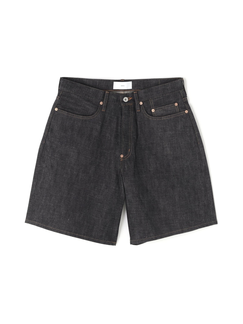 LHP SUGARHILL/上白糖吸血鬼/MODERN DENIM WIDE SHORT TROUSERS エルエイチピー ズボン下 デニム・ジーンズズボン下 青み【貨物輸送無料】