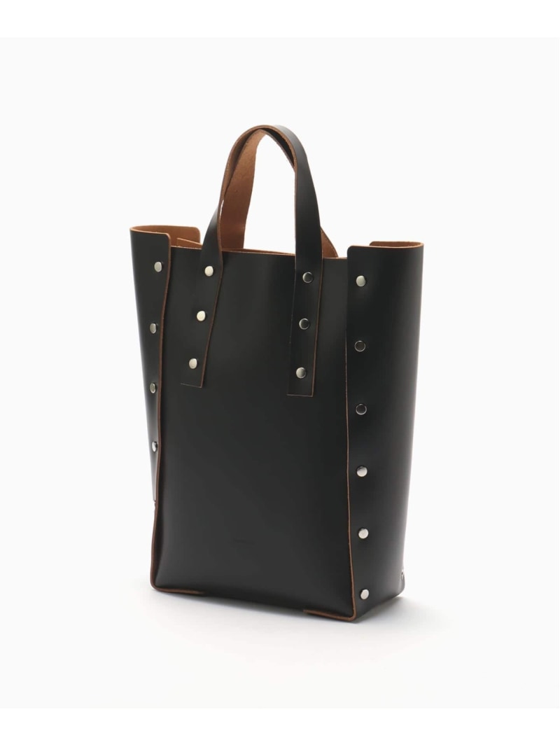 EDIFICE Hender Scheme (エンダースキーマ) assemble hand bag tall M エディフィス 御徒面子 トートバッグ オレンジ色 ベージュ 薄墨色 黒いこと【貨物輸送無料】