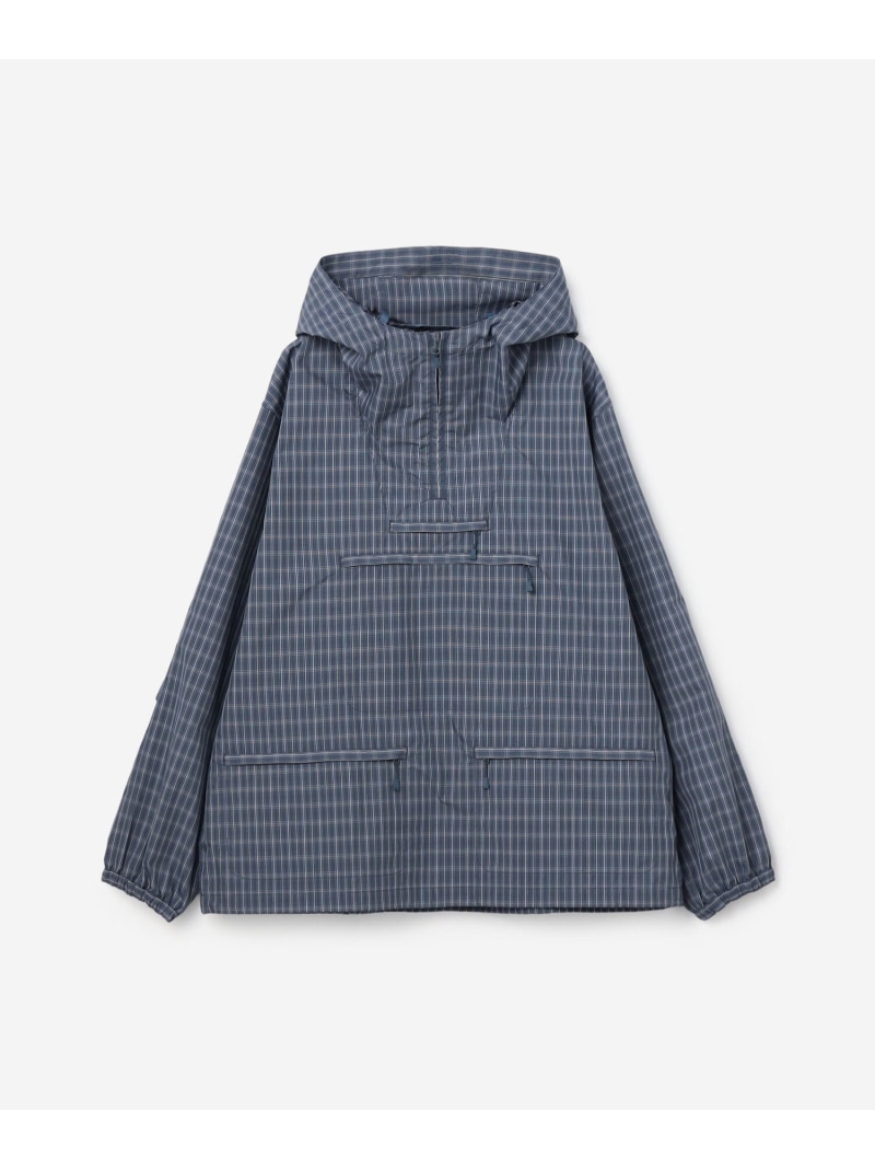 Bshop DAIWA PIER39 ｜ TECH ANORAK JACKET SUMMER PLAID MEN ビショップ ジャケット・アウター その他のジャケット・アウター グレー ブルー【送料無料】