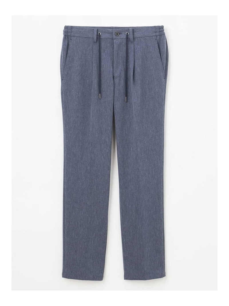 【SALE/30%OFF】Aquascutum MEN 【セットアップ対応】デニム調メッシュパンツ アクアスキュータム パンツ スラックス・ドレスパンツ ブルー【RBA_E】【送料無料】| Fashion Men