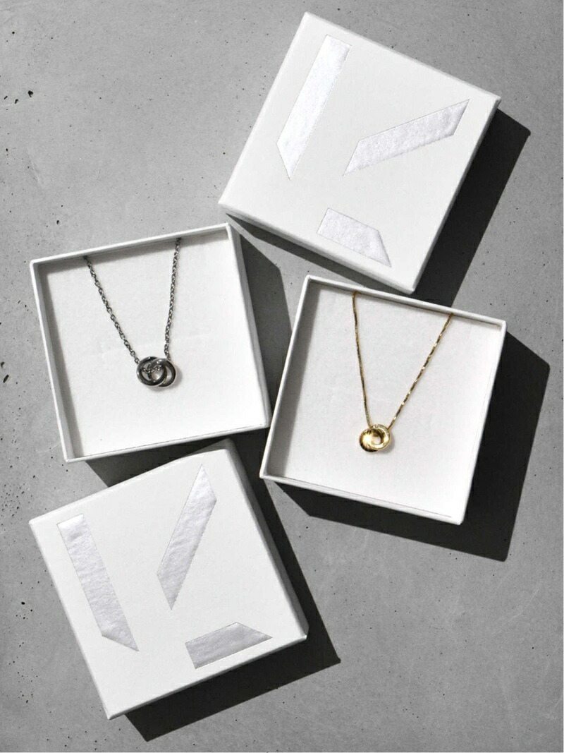 LHME LHME/(U)LHME スリムダブルリングペアネックレス/サージカルステンレス ライオンハート アクセサリー・腕時計 ネックレス シルバー【送料無料】