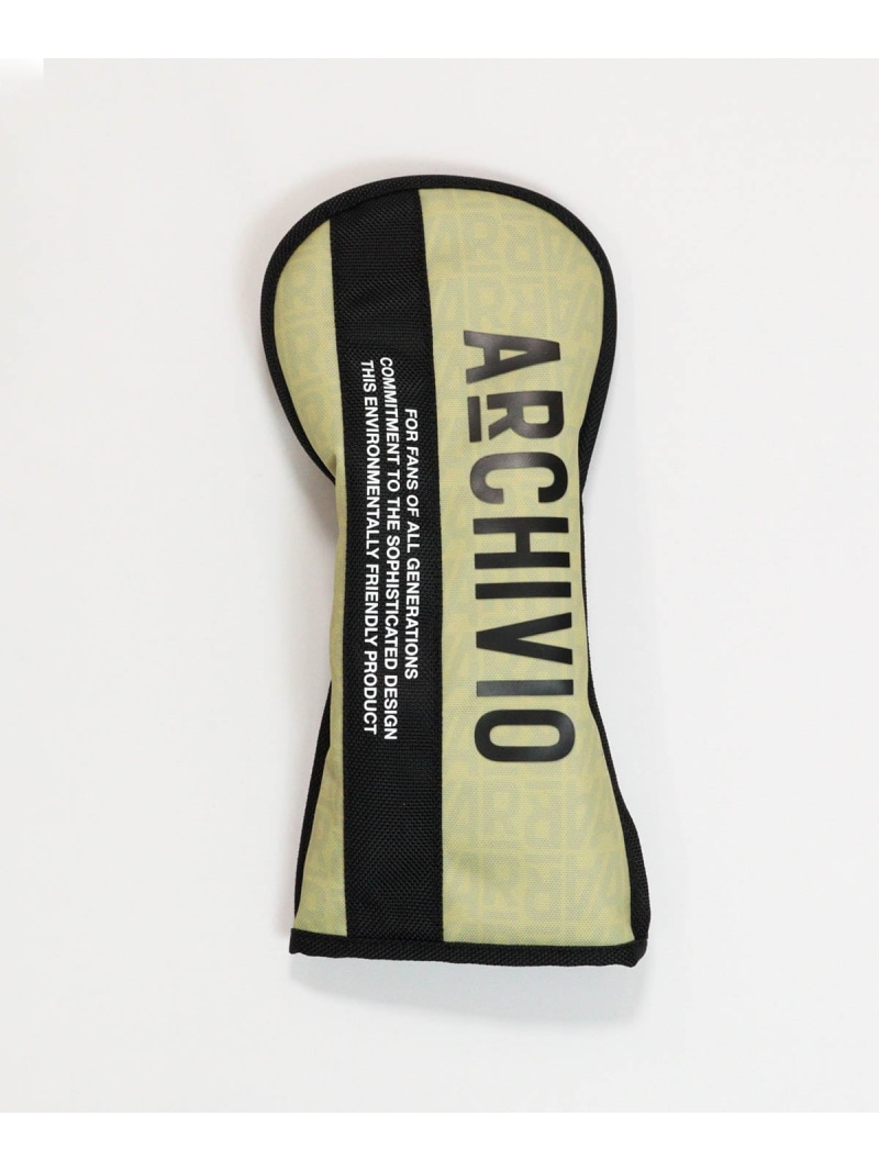 ARCHIVIO 【アルチビオ公式】【メンズ】ARロゴ柄ヘッドカバー(FW) アルチビオ スポーツ・アウトドア用品 ゴルフグッズ ベージュ【送料無料】 6,160円