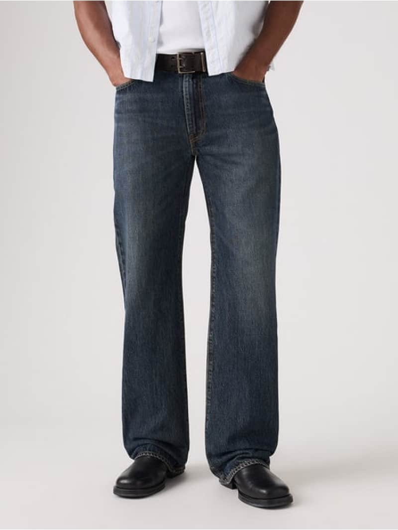 【SALE／25%OFF】Levi\u0027s 567(TM) 伸び伸びする太陽フレア デニム ミディアムインディゴ リーヴァイズジーンズ ズボン下 デニム・ジーンズズボン下 黒いこと【RBA_E】【貨物輸送無料】