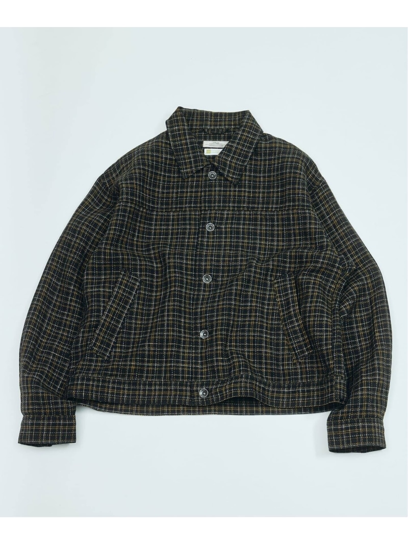 JOURNAL STANDARD relume European Flax / ヨーロピアン フラックス トラッカー シャツ ブルゾン ジャーナル スタンダード レリューム ジャケット・アウター ブルゾン・ジャンパー ベージュ ブラウン ブラック ブルー【送料無料】