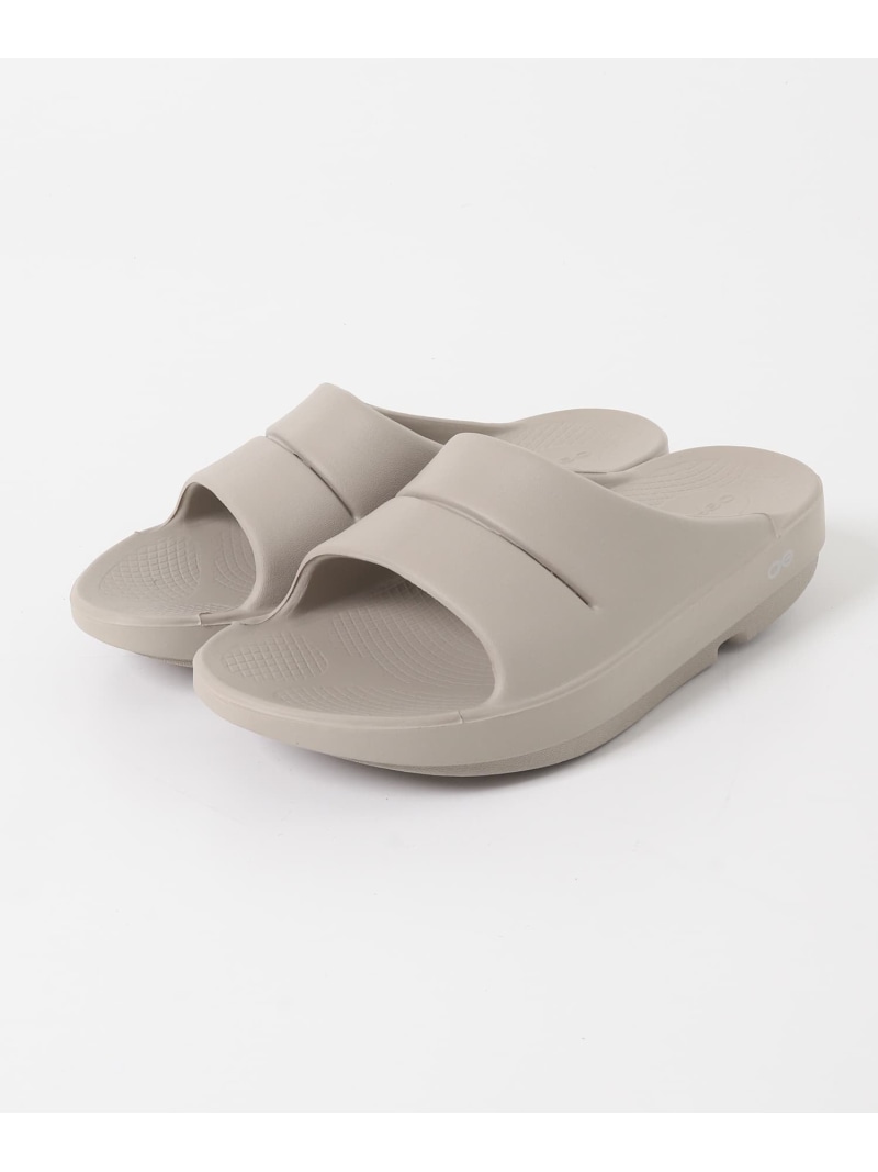 URBAN RESEARCH DOORS OOFOS OOAHH アーバンリサーチドアーズ シューズ・靴 サンダル ベージュ 青み 薄墨色 黒いこと【貨物輸送無料】