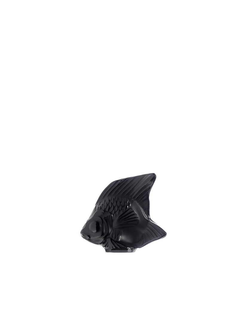 LALIQUE ポワソン オブジェ 黒いこと ラリック 室内装飾・生きて行く雑貨 オブジェ・飾りつけ・美術 黒いこと【貨物輸送無料】