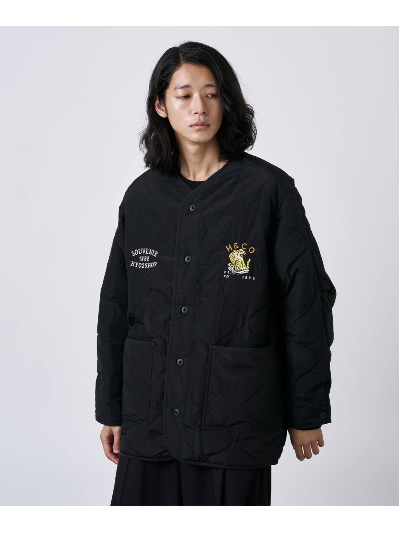 B.C STOCK 《追加》HYO-HYO リップストップナイロン キルティングブルゾン ベーセーストック ジャケット・アウター その他のジャケット・アウター ブラウン カーキグリーン ブラック ベージュ【送料無料】| Fashion Men