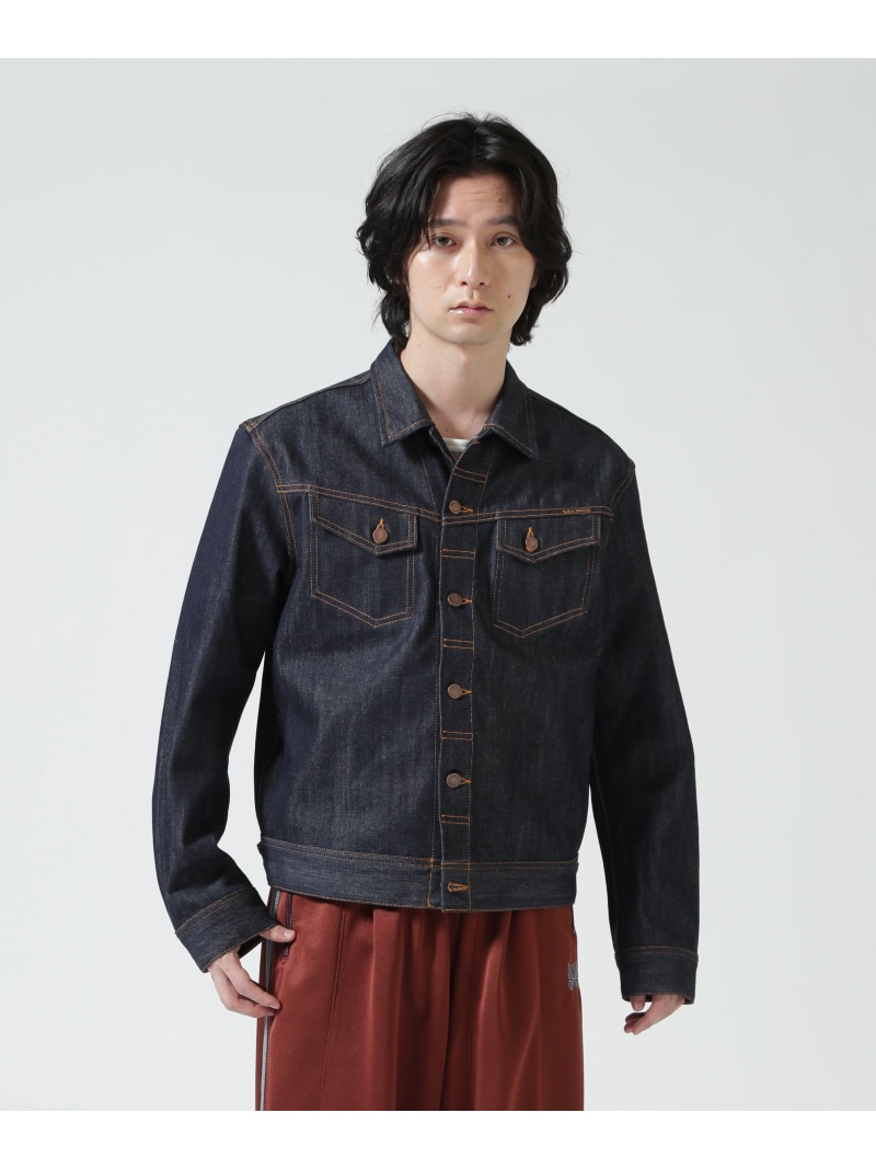 ROYAL FLASH Nudie Jeans/ヌーディージーンズ/Conny Denim Jacket ロイヤルフラッシュ ジャケット・アウター ブルゾン・ジャンパー ブルー【送料無料】｜ Fashion Men