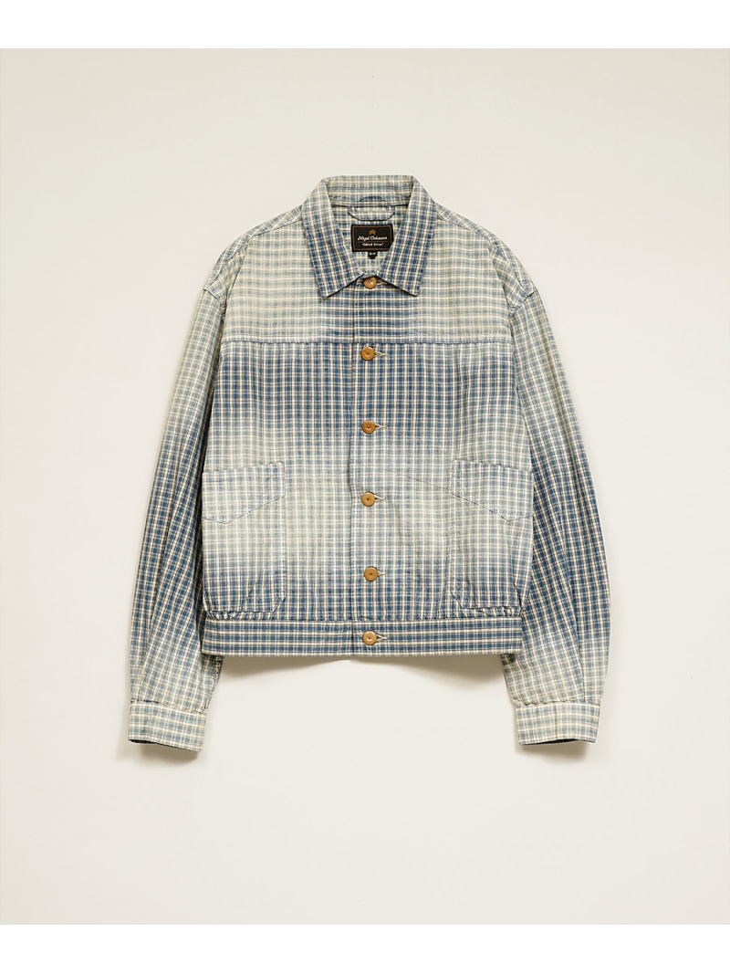 Nigel Cabourn 【堅苦しさ】ナイジェル・ケーボン / MAN / ファーマージャケット - パラカチ ナイジェル・ケーボン ジャケット・アウター 上衣・前掛け 青色【貨物輸送無料】