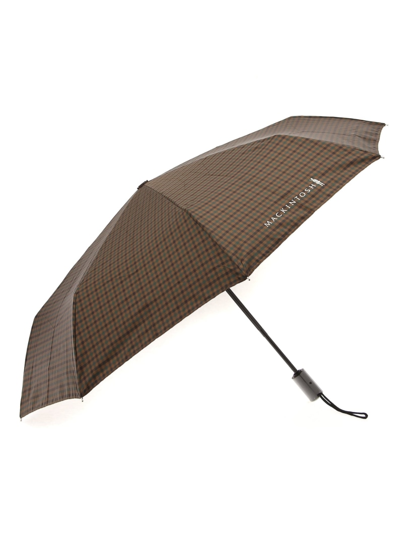 MACKINTOSH (U)AYR FOLDING UMBRELLA マッキントッシュ ファッション雑貨 折りたたみ傘 ブラウン【送料無料】| Fashion Men