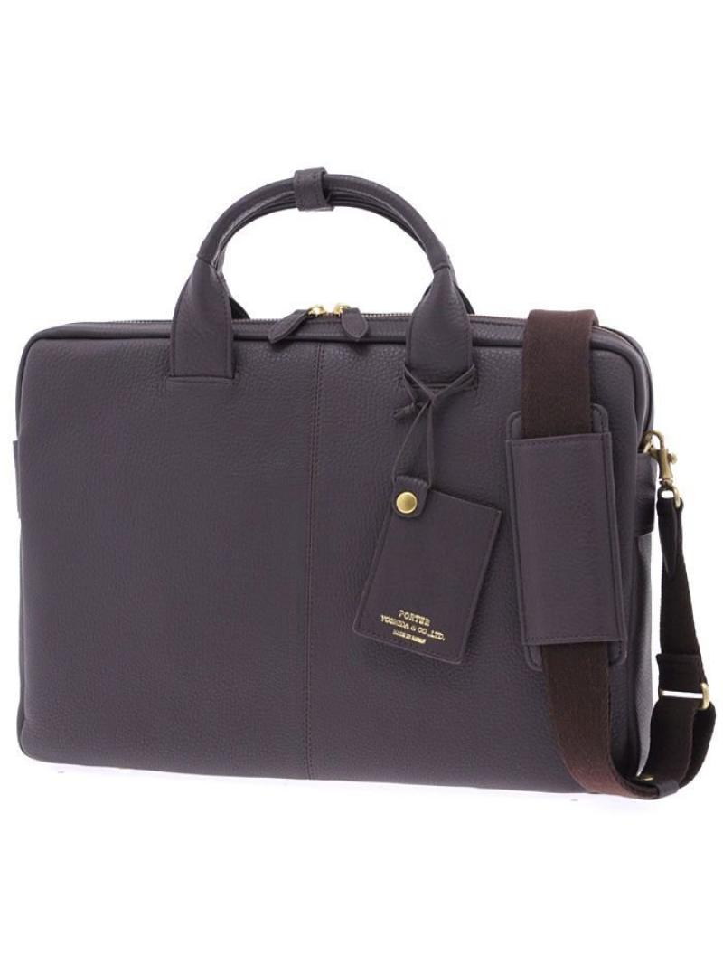 PORTER ウィズ 2WAYブリーフケース ポーター バッグ ビジネスバッグ・ブリーフケース ブラック ブラウン【送料無料】