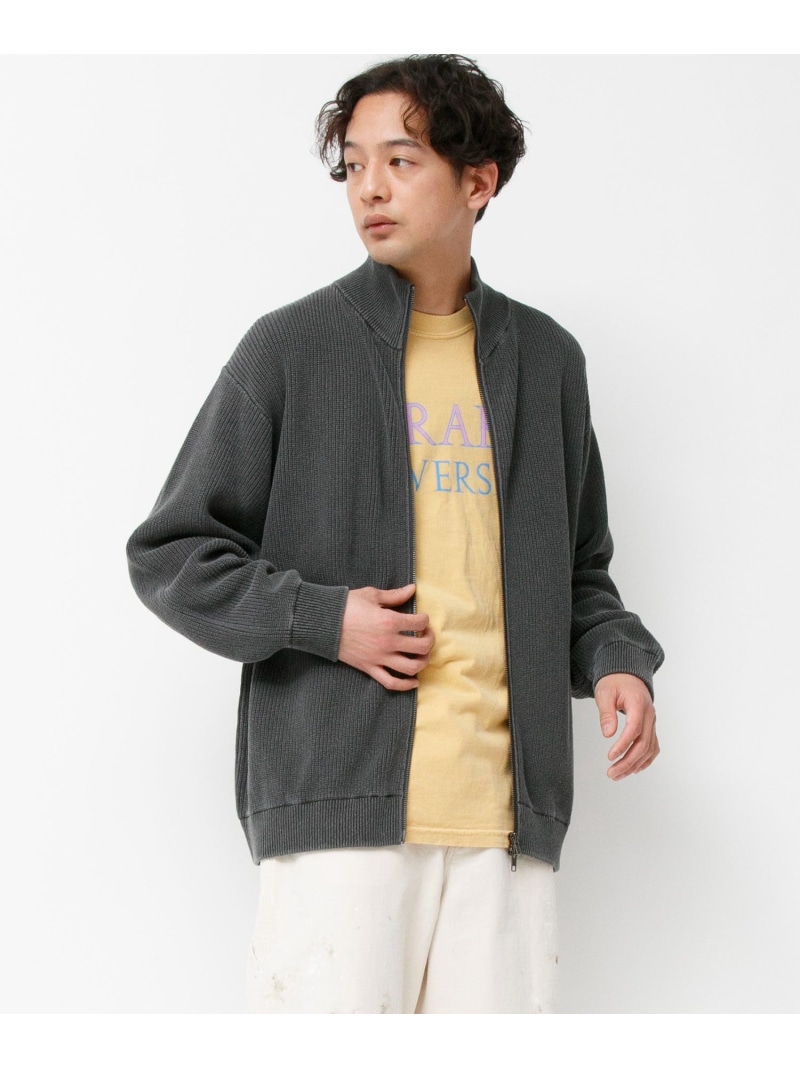 【SALE／40%OFF】Johnbull Private labo オーバーダイドライバーズニット ジョンブルプライベートラボ トップス ニット ベージュ グレー【RBA_E】【送料無料】