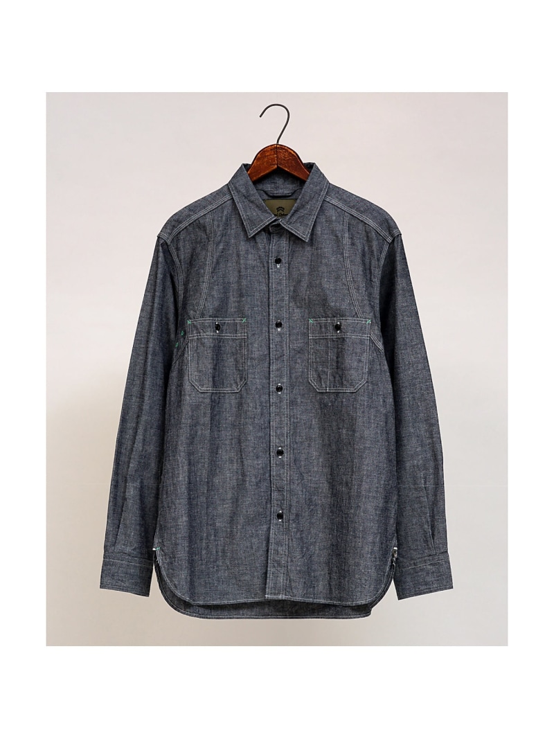Nigel Cabourn 【公式】ナイジェル・ケーボン / MAN / ニューメディカルシャツ / NEW ナイジェル・ケーボン トップス シャツ・ブラウス ブルー【送料無料】